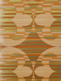 Groovy vintage behang