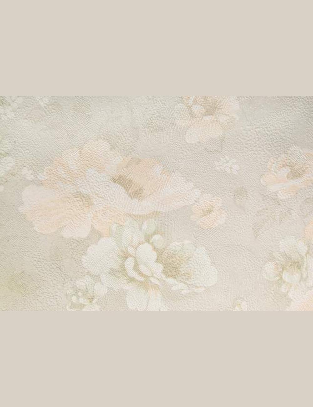 Pastel bloemenbehang