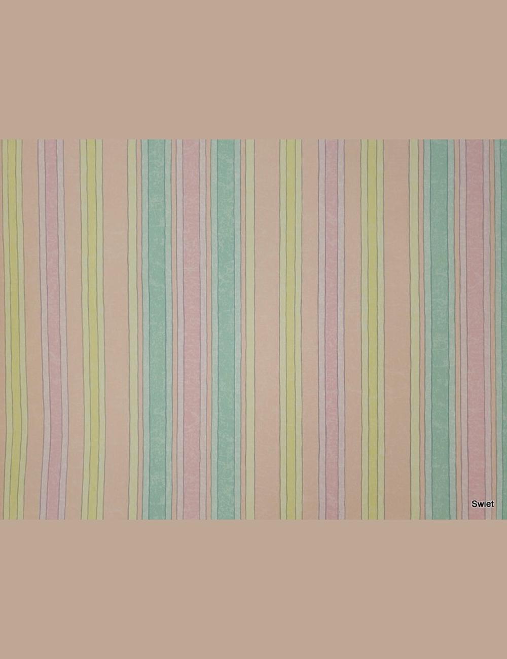 Pastel streepjes behang