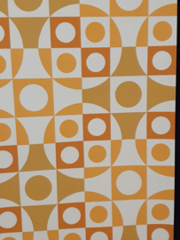Retro seventies behang