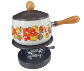 Vintage fonduestel fondueset fonduepan
