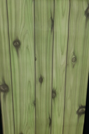 Schrootjeslook behang groen