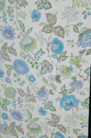 Vintage bloemen behang