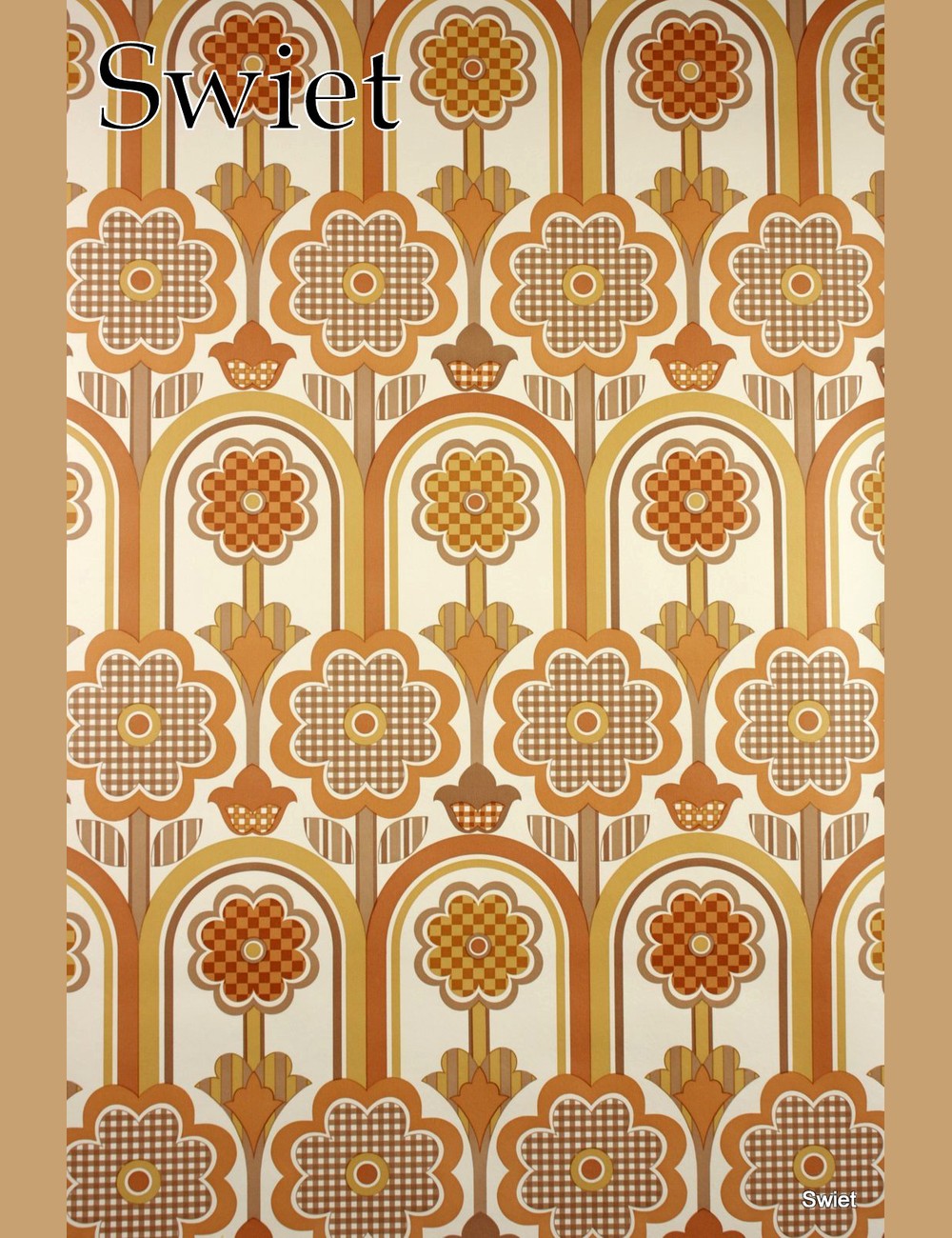 Origineel retro behang