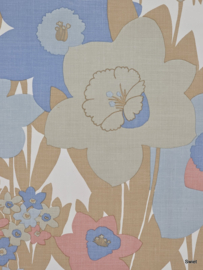 Flower power behang
