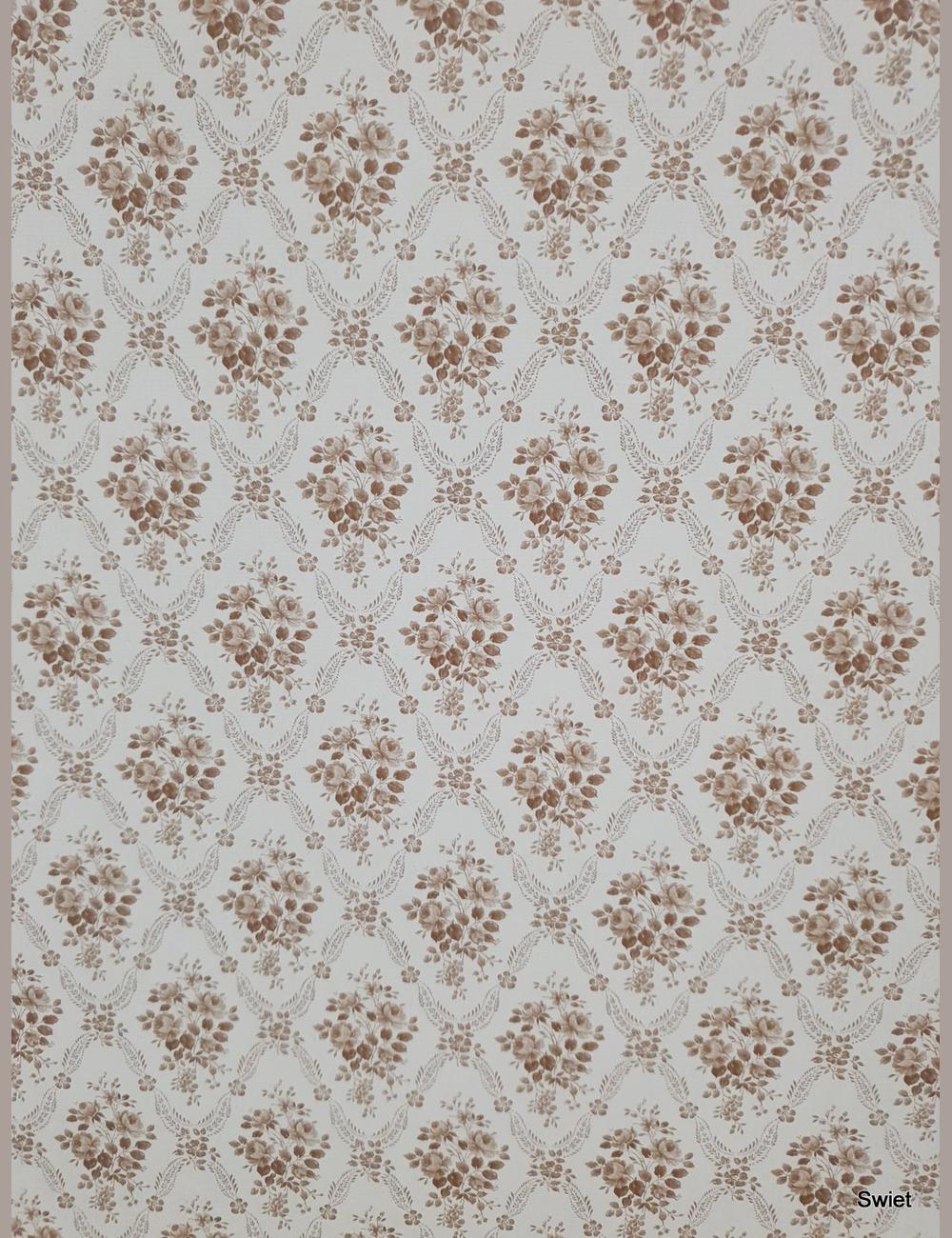 Klassieke bruine bloemen