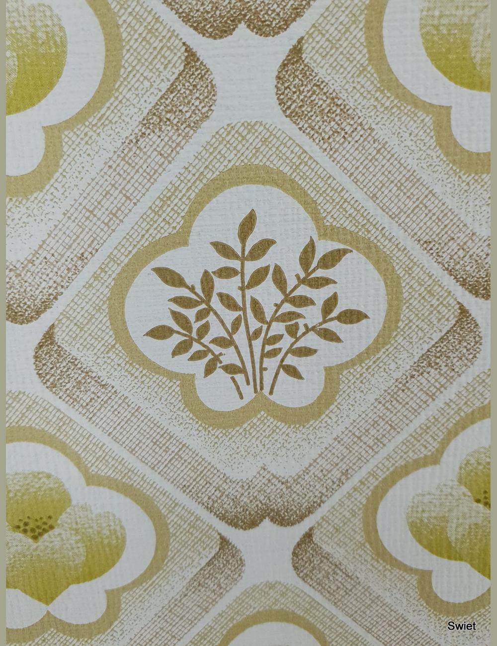 Groovy vintage behang