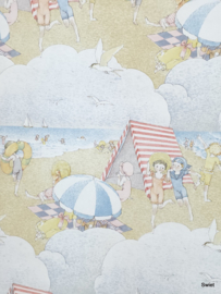 Vintage strand behang