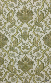 Groen barok behang