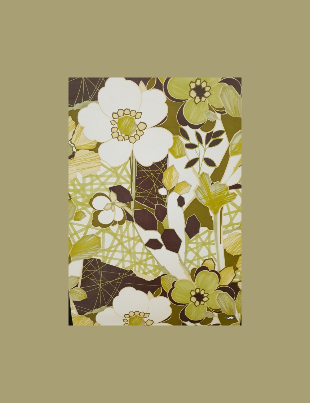Groovy vintage behang