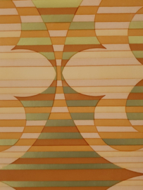 Groovy vintage behang