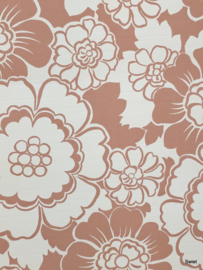 70s bloemen behang