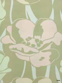 Wulps bloemen behang