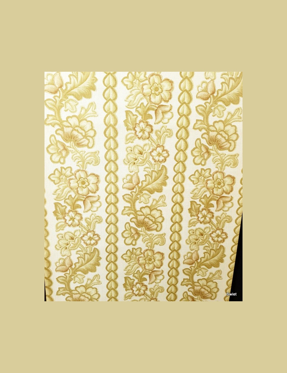 Textiellook behang