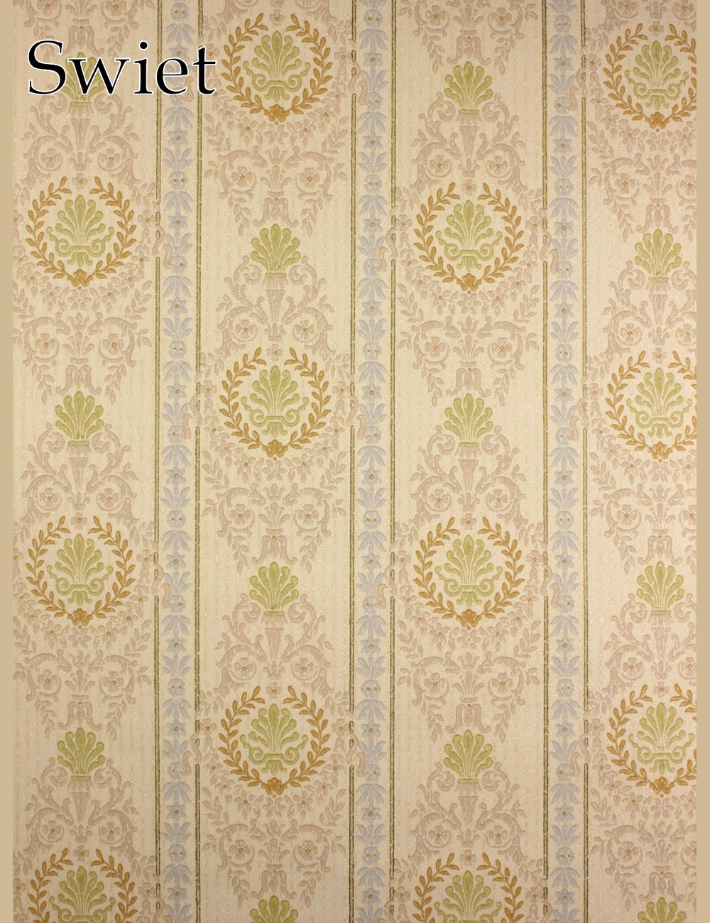 Pastel barok behang