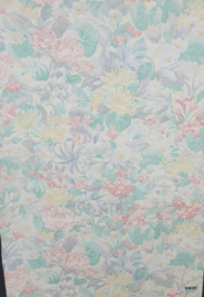 Vintage bloemenbehang