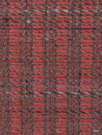 Behang met echte jute