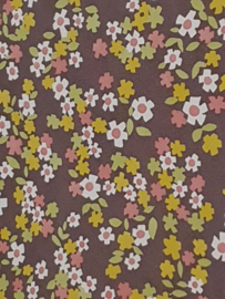 Seventies bloemetjes behangpapier
