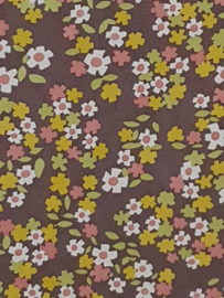 Seventies bloemetjes behangpapier