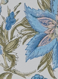 Paisley look bloemen behang
