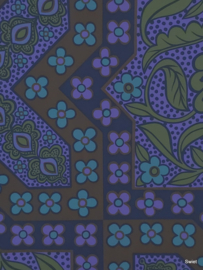 Vintage paars behang