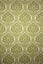 Groen barok behang