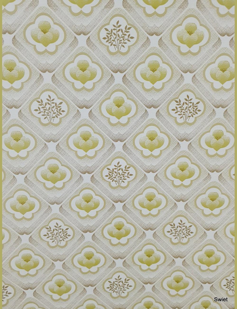 Groovy vintage behang