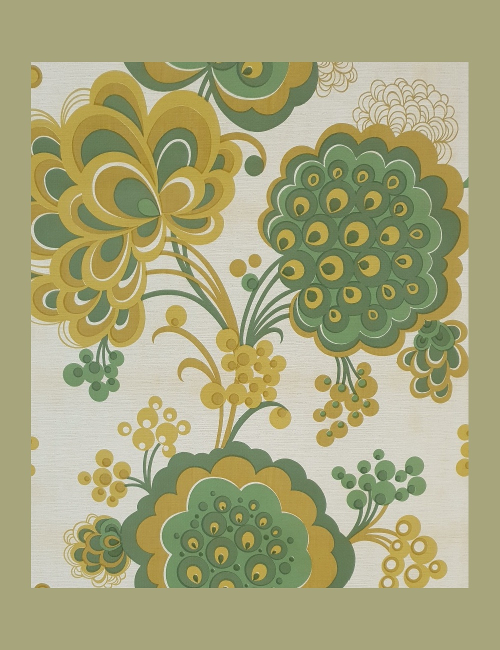 Vintage paisley barok stijl behang