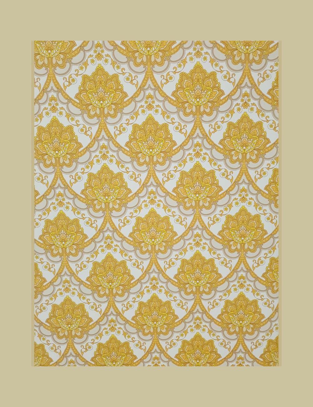 Vintage paisley behang
