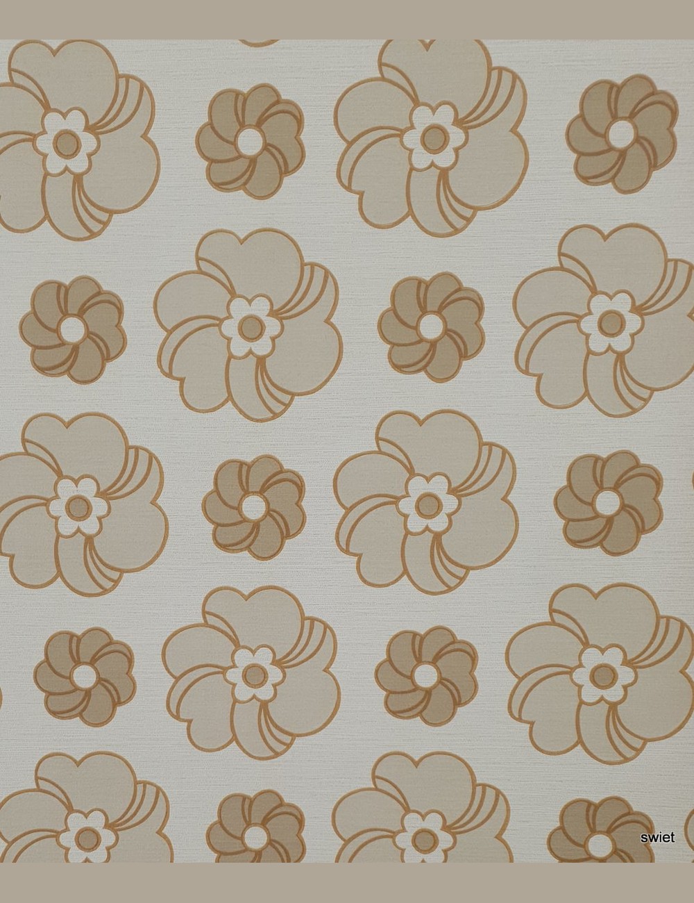 Vintage bloemen behang