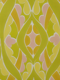 Jaren 70 fluor behang