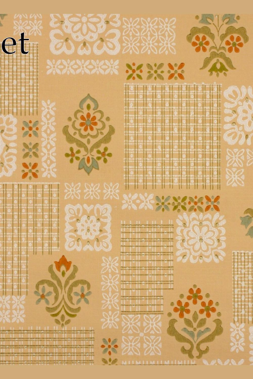 Patchwork behang