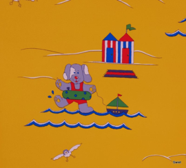 Strandberen behang