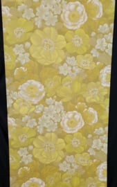Jaren 70 bloemen behang