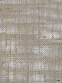 Echt vintage jute behang