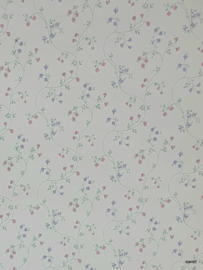 Lief bloemetjes behang