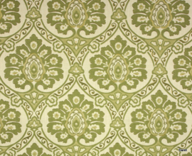 Groen barok behang