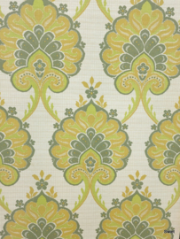 Groen barok behang