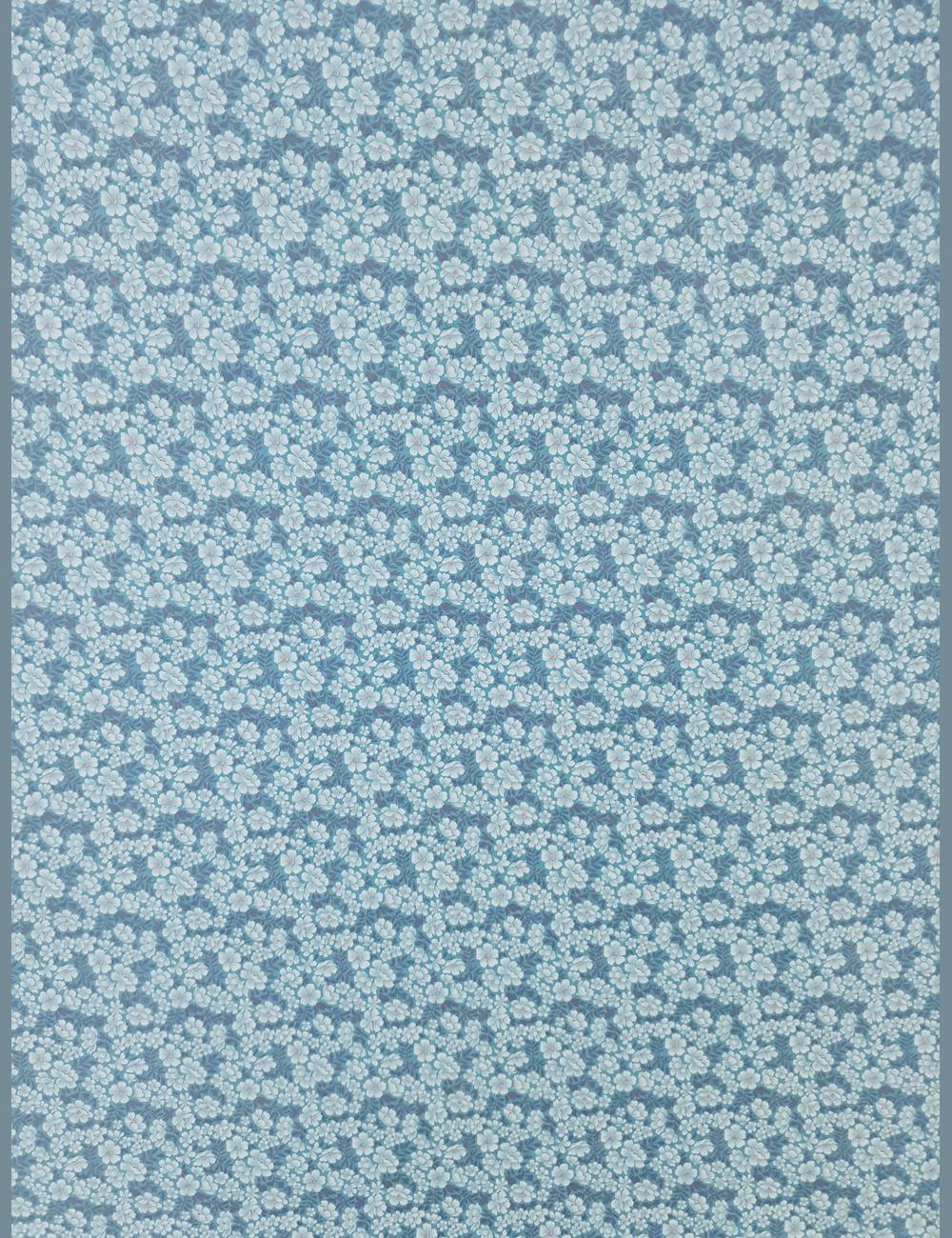Jeans blauwe bloemen print