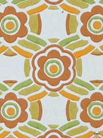 70s bloemen behang