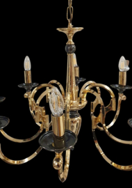 Goudkleurige Regency style kroonluchter