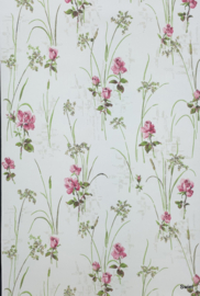 Rozen behang met charme