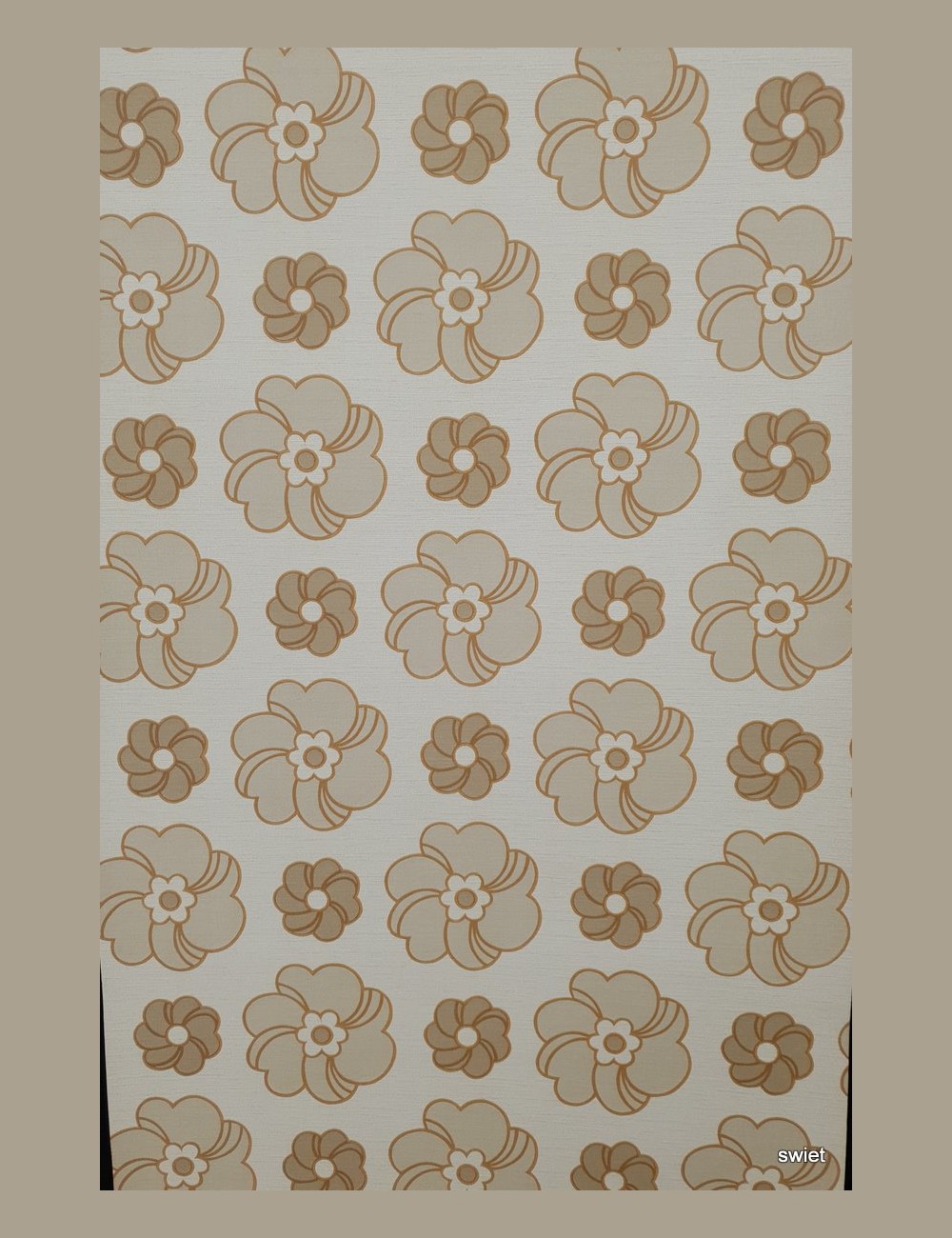 Vintage bloemen behang
