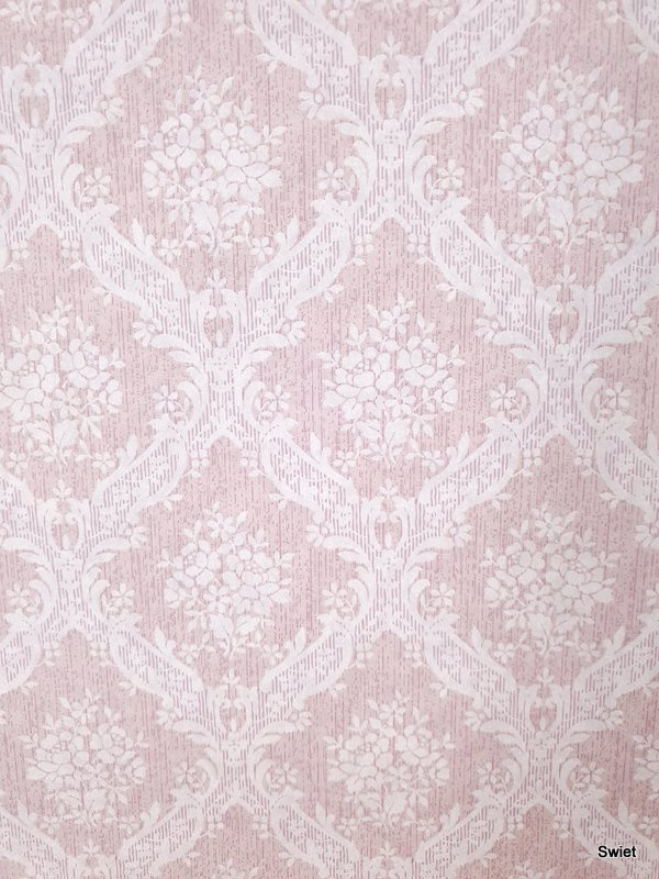 Stereotype Steken zuurstof Oud roze barok behang | Alle behang | Swiet