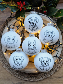 Kerstbal - Hond