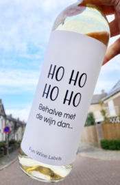 Wijnetiket - Ho Ho Ho