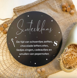 Wandcirkel Sinterklaas