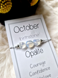 Armband Oktober - Birthstone Opalite