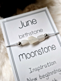 Armband Juni - Birthstone Moonstone