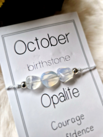 Armband Oktober - Birthstone Opalite